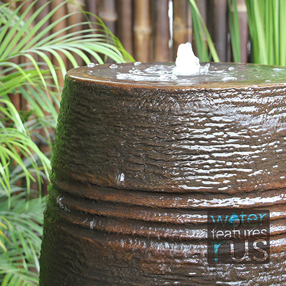 Manzanillo GRC Fountain w/White LED Light - 3 Cols