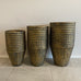 Set of 3 Sabella Metal Pots