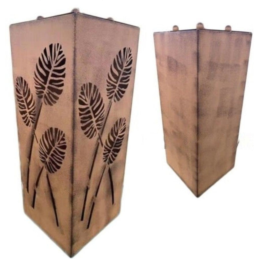 OOS Elise Metal Planter & Bird Feeder w/LED Lamp