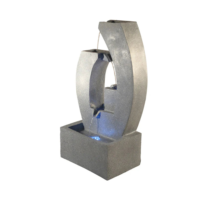Perla Cascading Patio Water Fountain