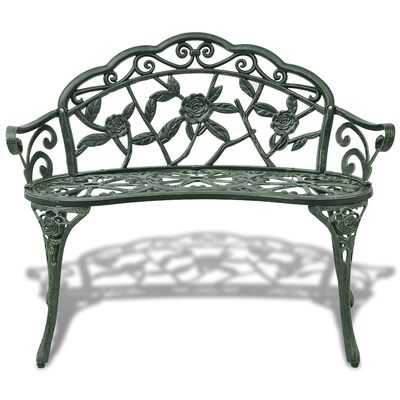 Fabiola Garden Bench 100 cm Cast Aluminium - 4 Colours