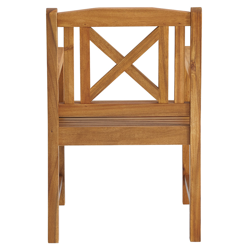 Santa Gabriela 3pc Acacia Wood Bistro Set