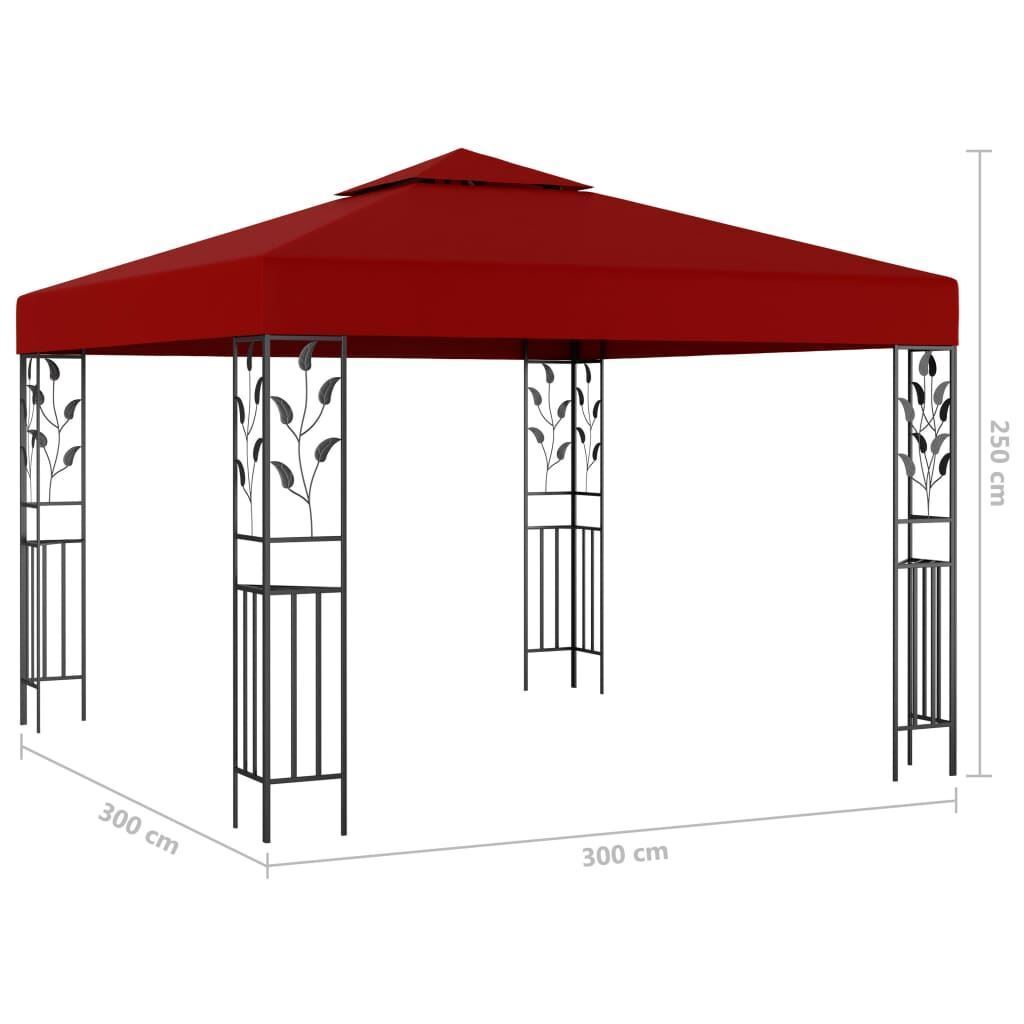 Amalfi Elegant Gazebo with Ornate Details - 400 x 300 x 273 cm