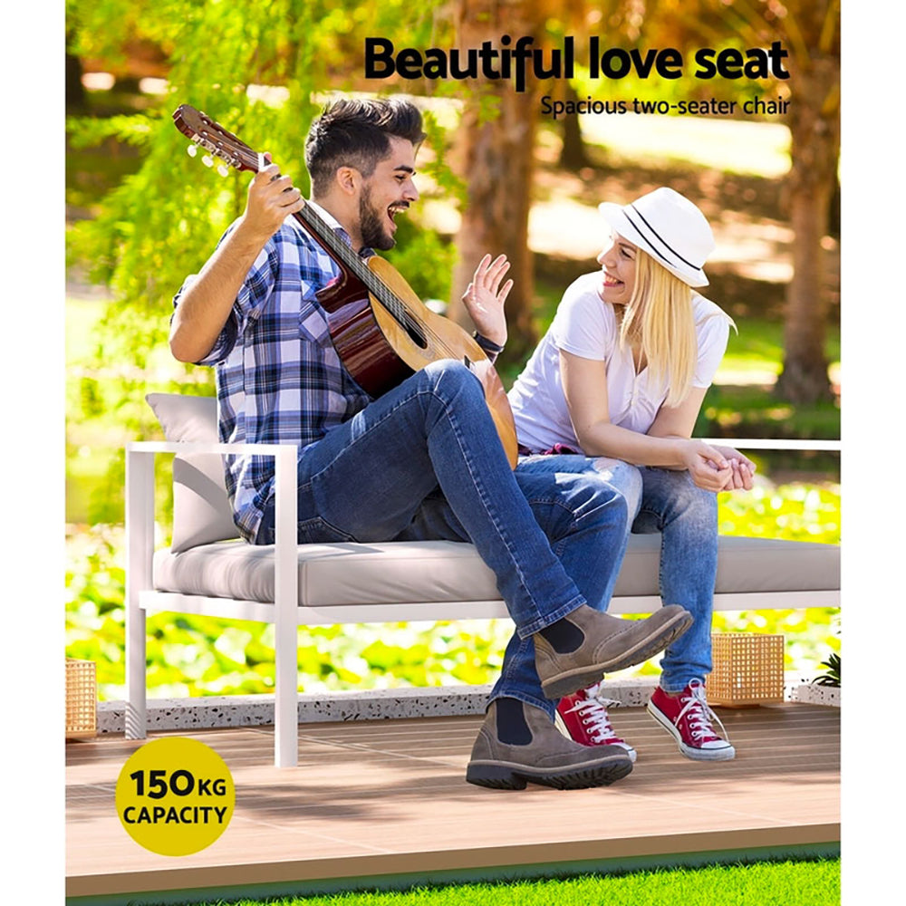 Acantha 4-Seater Aluminium Outdoor Sofa Set