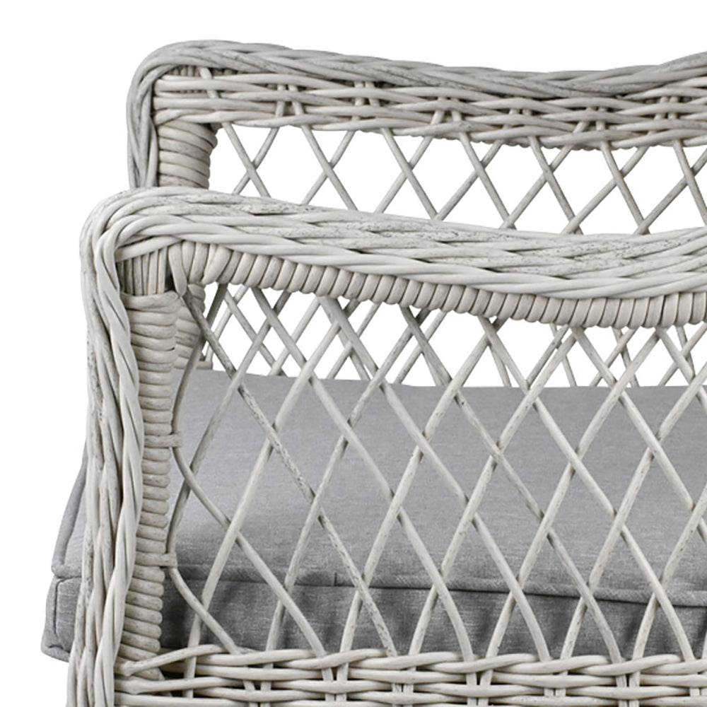 Serafina 3pc Occasional in Surfmist Wicker