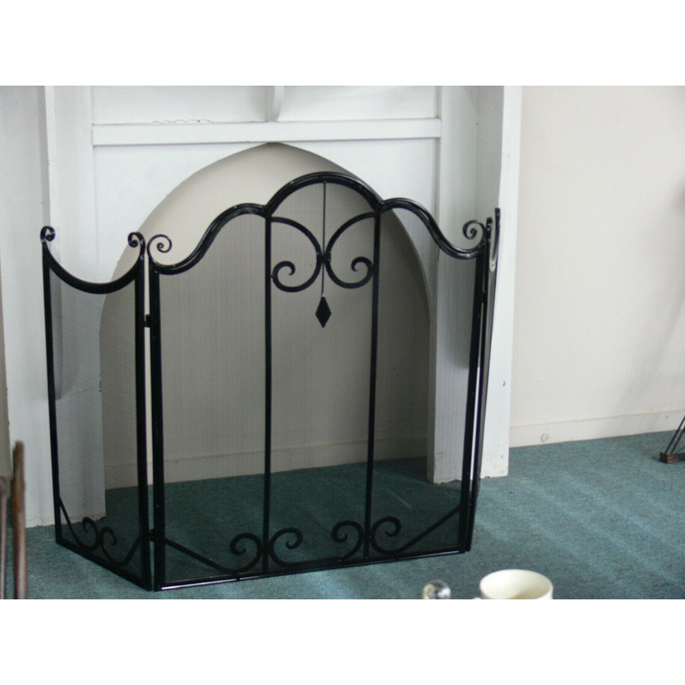 L'Occitane Wrought Iron Fire Screen - Black or Gold