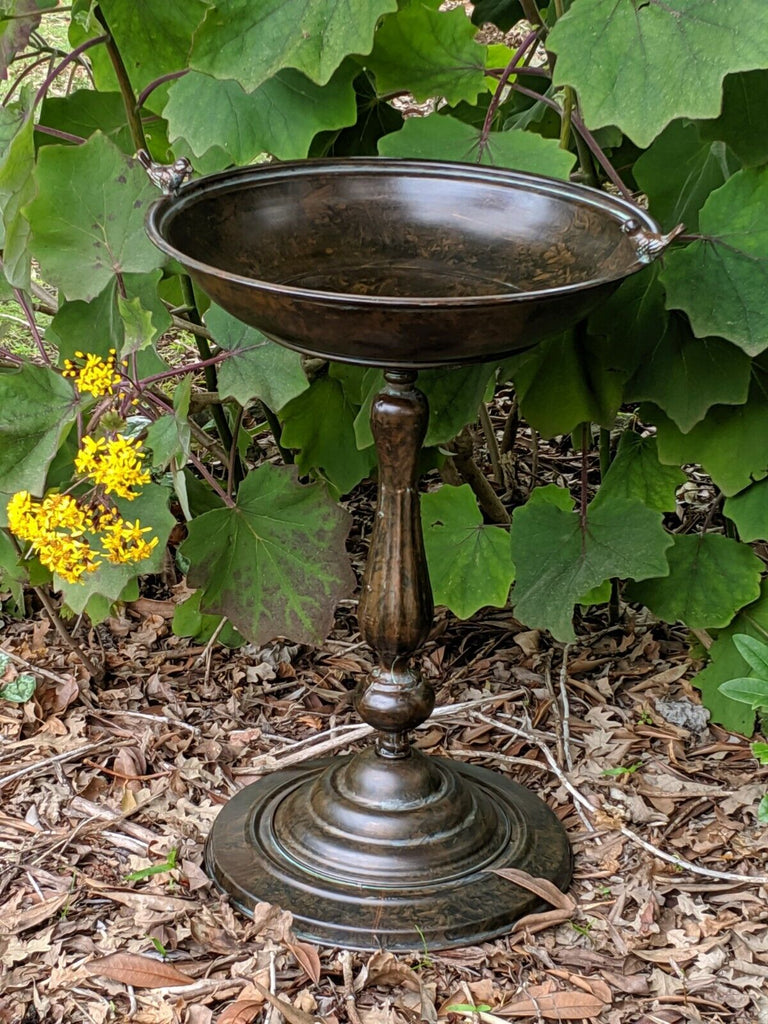 Valery Antique Metal Bird Bath - 73cm High