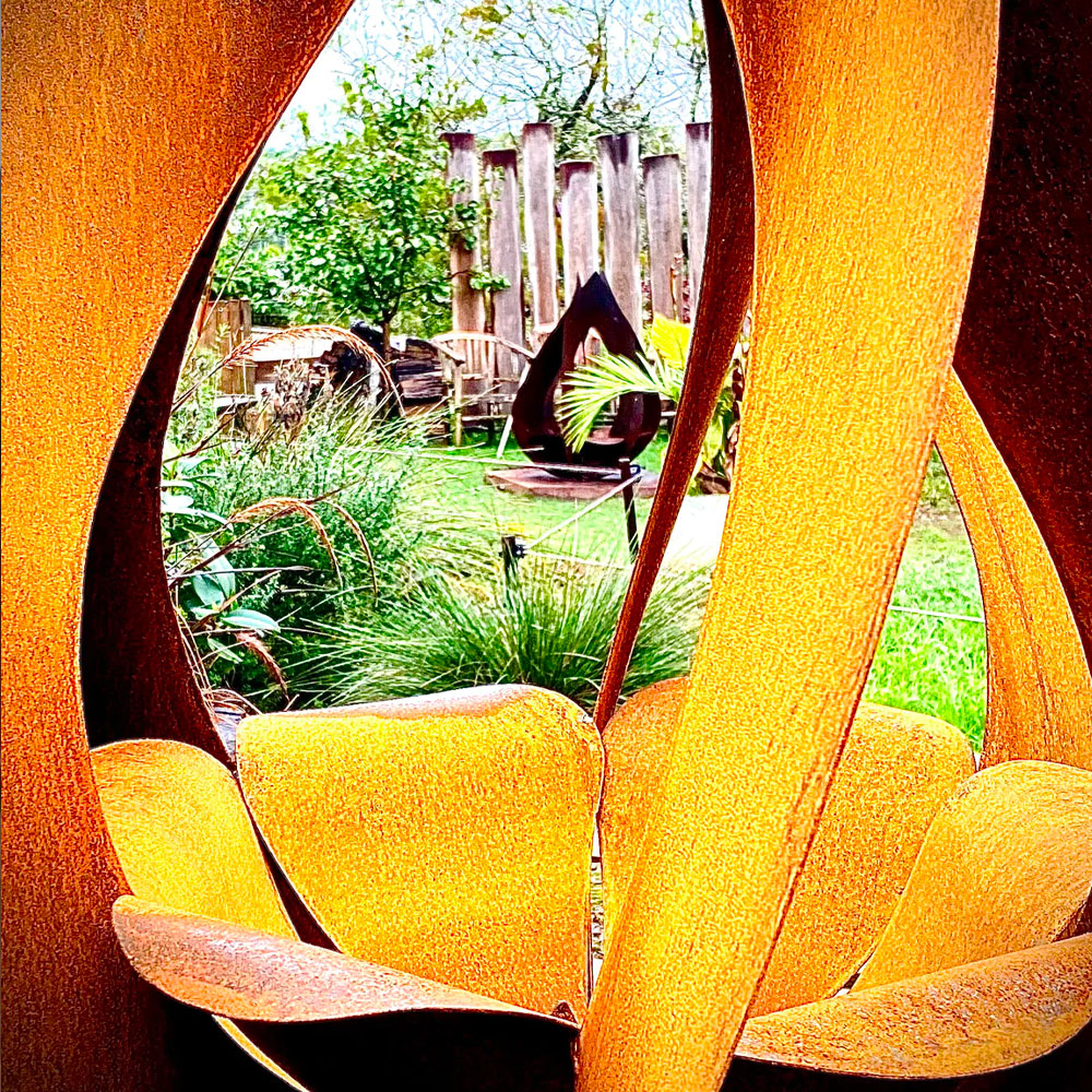 The ETERNAL FLAME Firepit Sculpture - Handmade