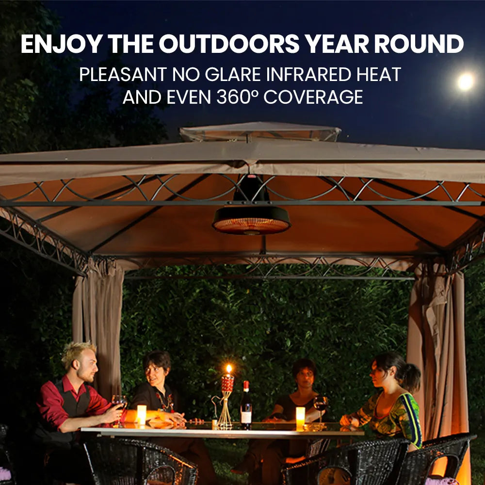 Equia 1500W Hanging Outdoor Electric Patio Heater