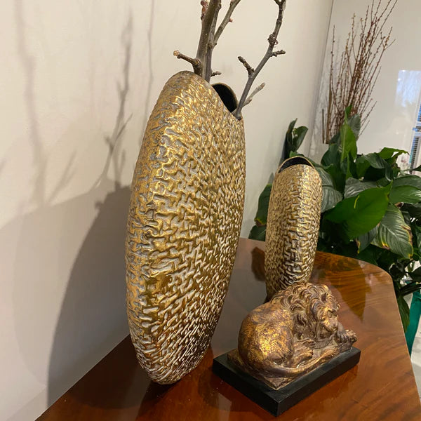 Sapphira Golden Vase - 2 Sizes