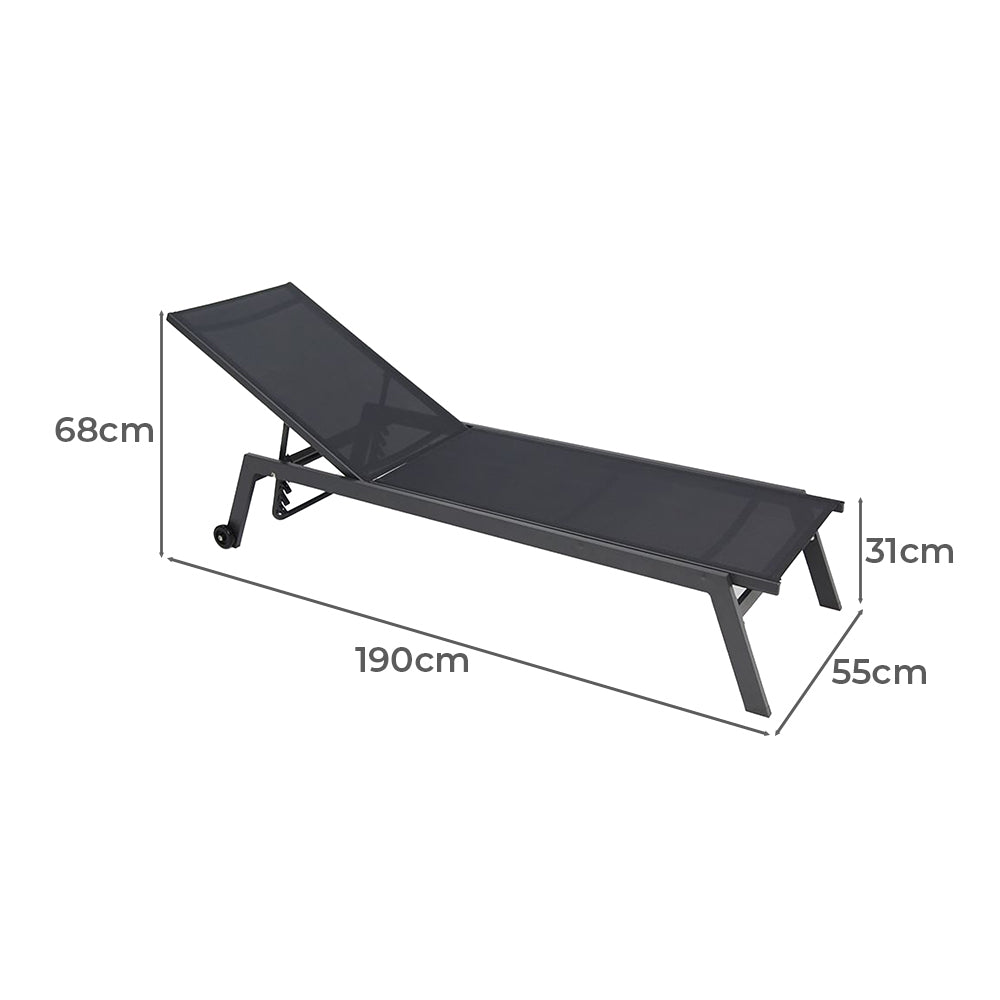 Gaetana Sun Lounge & Table Set