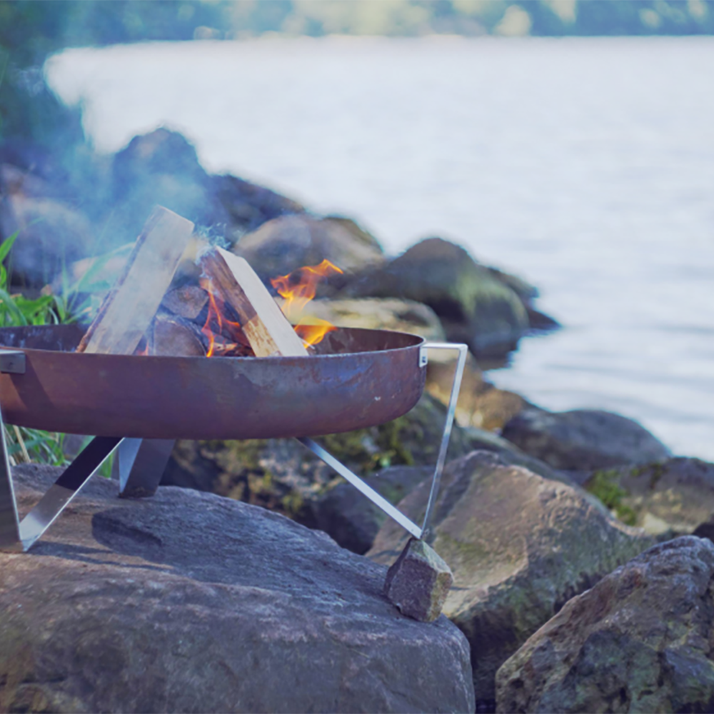 Almeria Steel Fire Pit - Medium