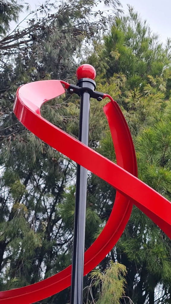 Miquelon 2.1m Tall Red Windmill