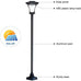 Riva Solar Lamp Post w/Single or Double Lamps