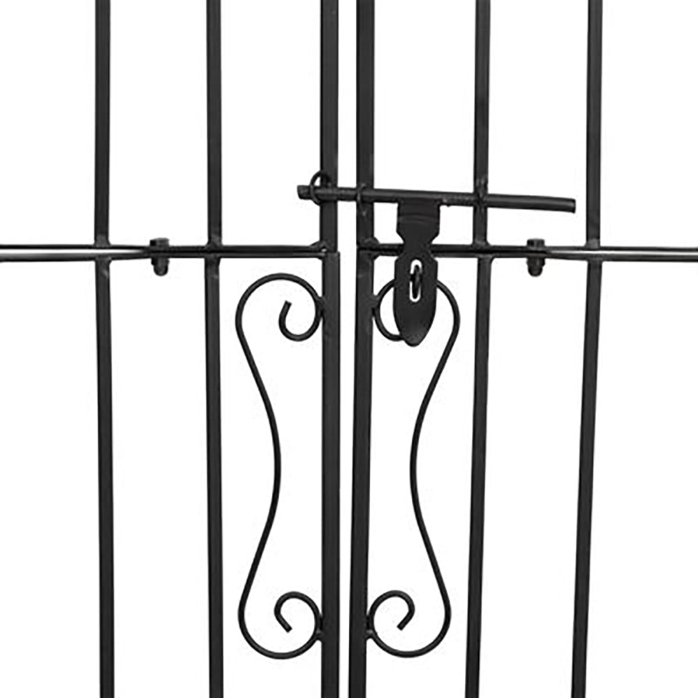Rinji Elegant Ornamental Wrought Iron Garden Gate - 5 Sizes