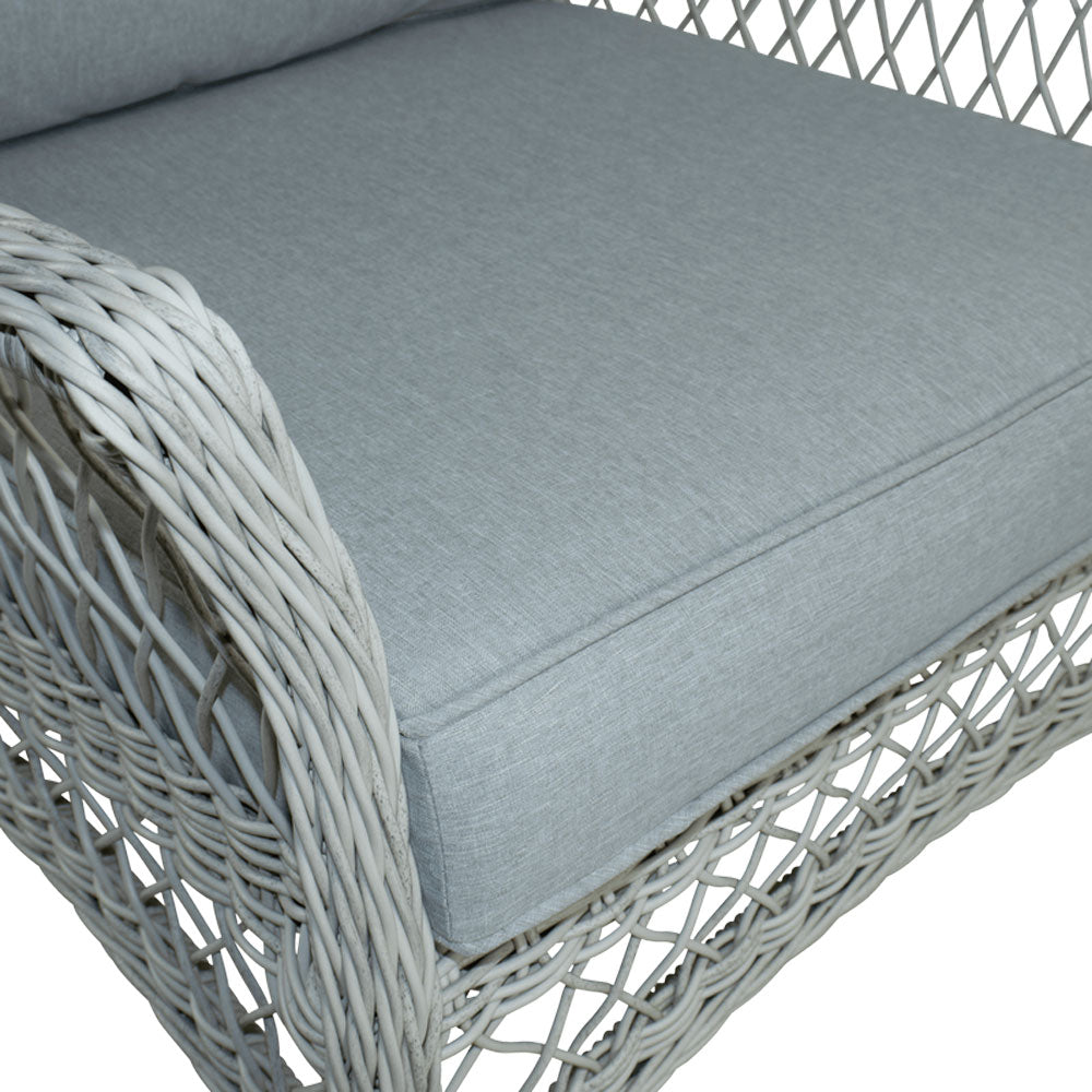 Amaryllis 3pc in Surfmist Wicker & Spunpoly Cushions