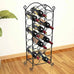 Varya 45 Bottles Metal Wine Rack with Lockable Door