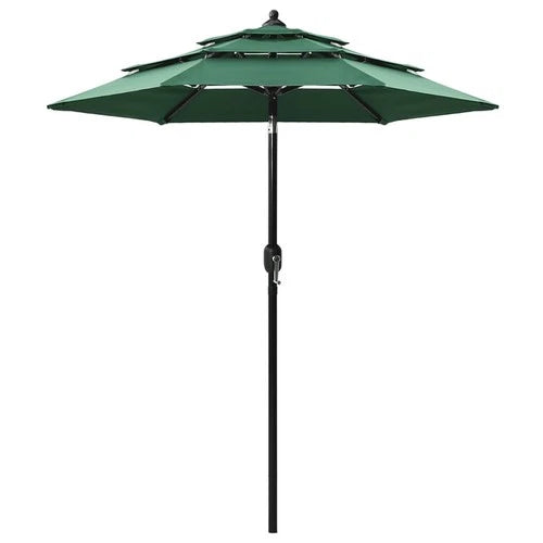 Silla 3-Tier Garden Parasol w/Aluminium Pole