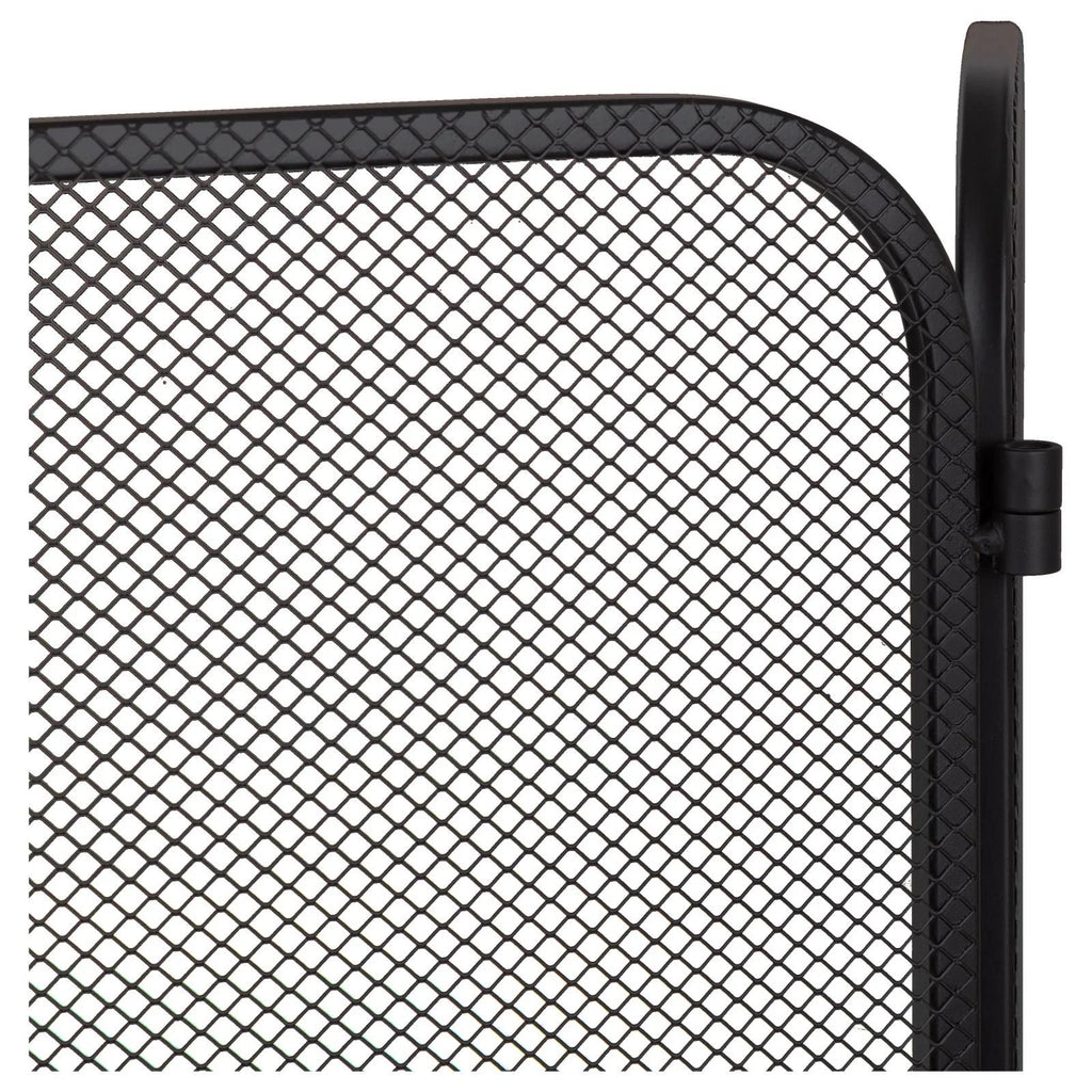 Systema 3-Fold Small 105x60cm Firescreen, Black