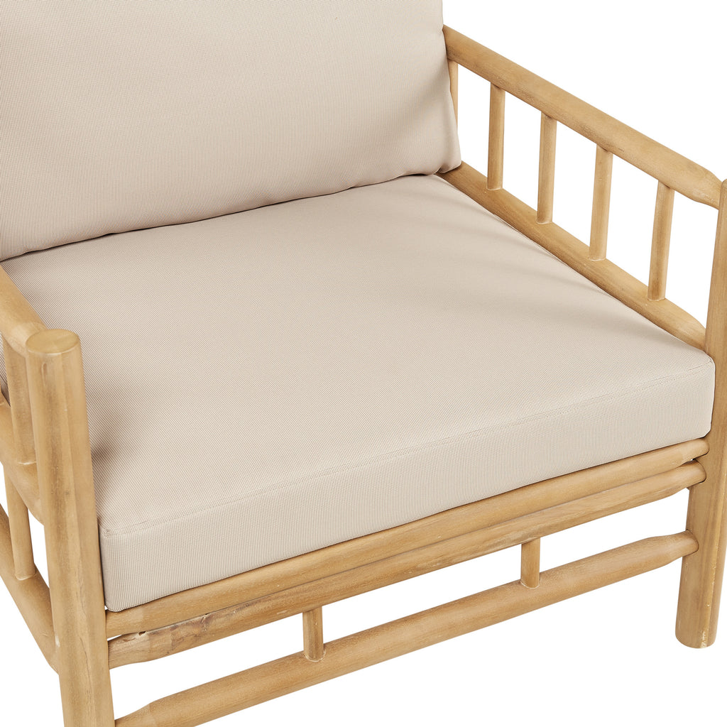 4 Seater Costa Rica Acacia Wood Outdoor Lounge Set