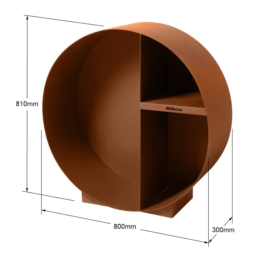 NEW Round Firewood Storage - Rust or Black