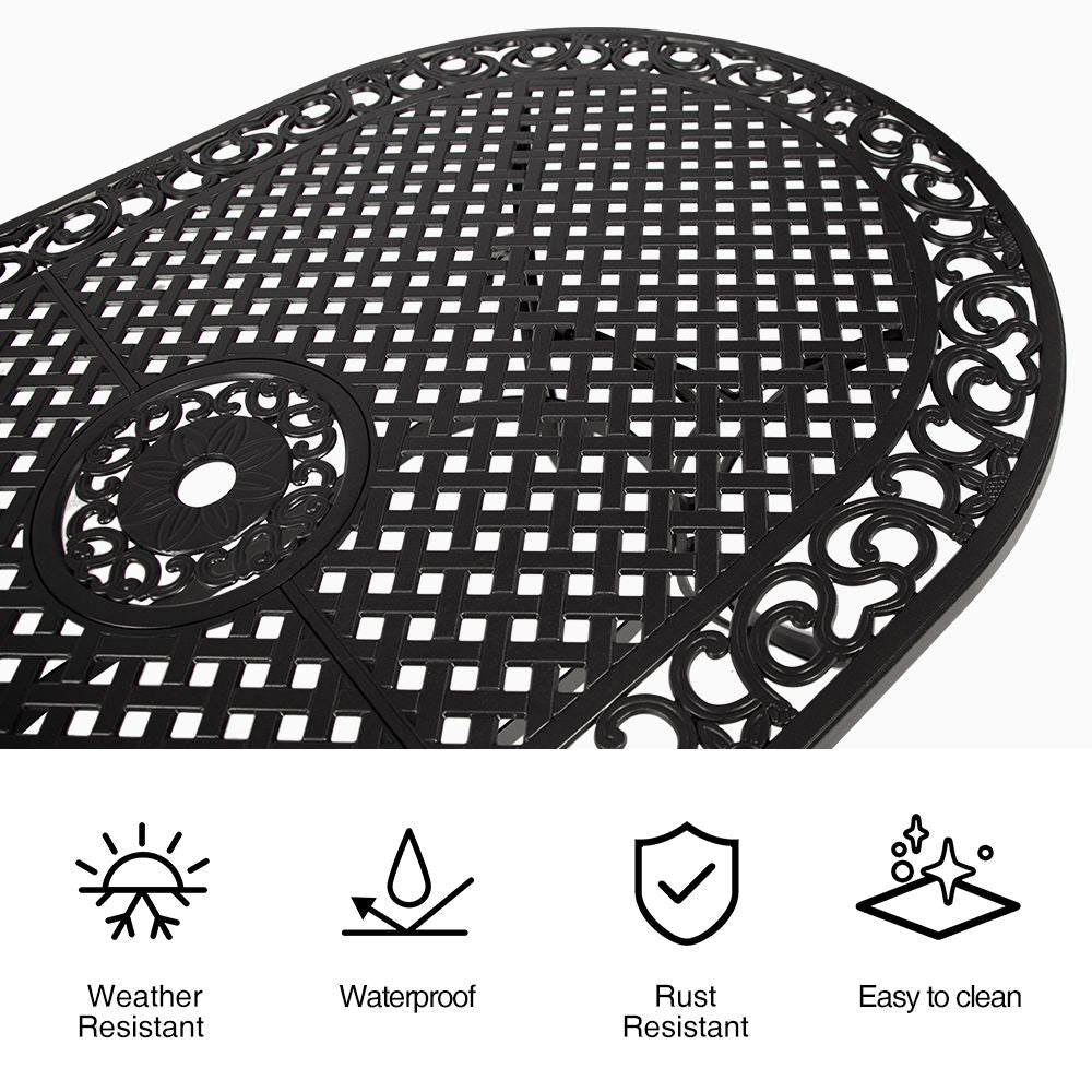 Avalon Oval Dining Set - 7 pcs