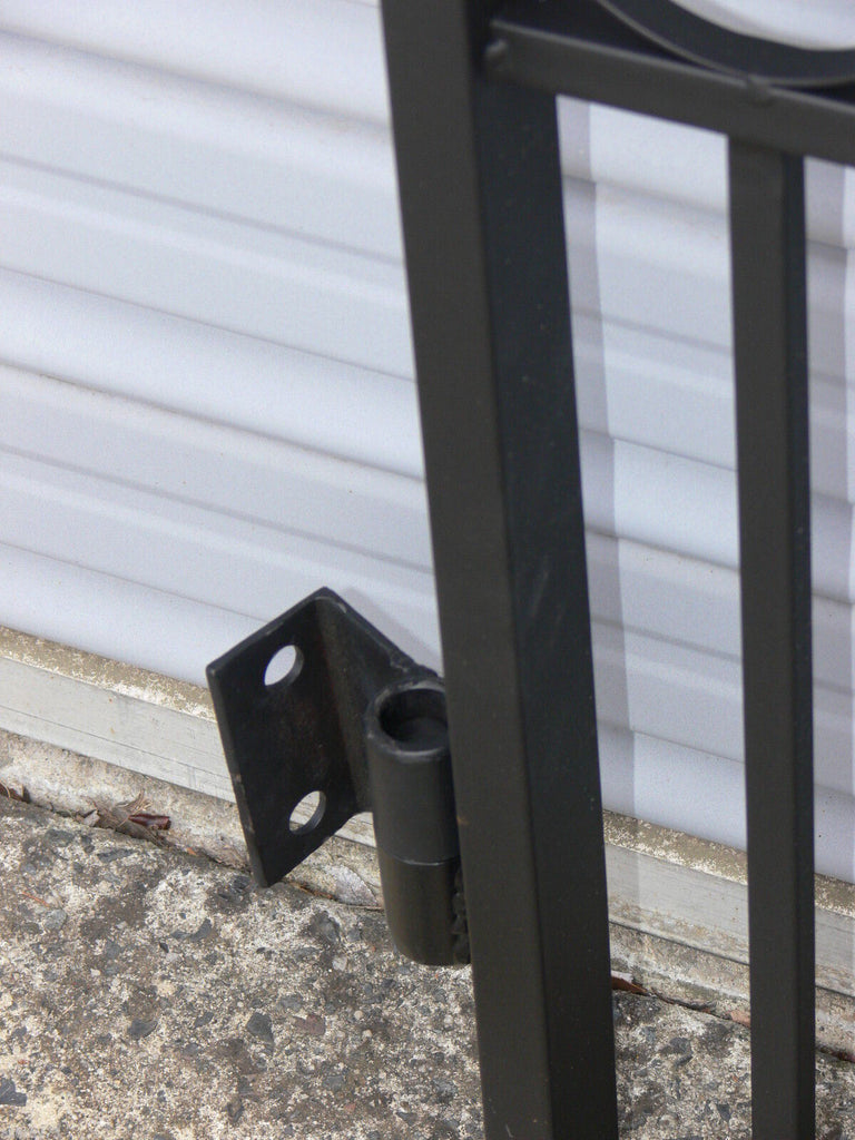 Bayeux French-Style Pedestrian Gate - BLACK 154cm X 85cm