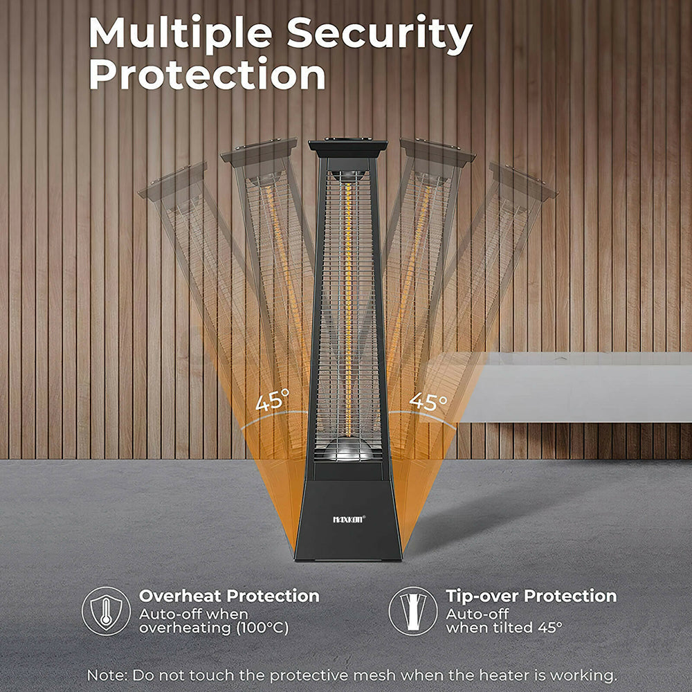 2000W Infrared All Surround Tower Heater - Indoor/Outdoor