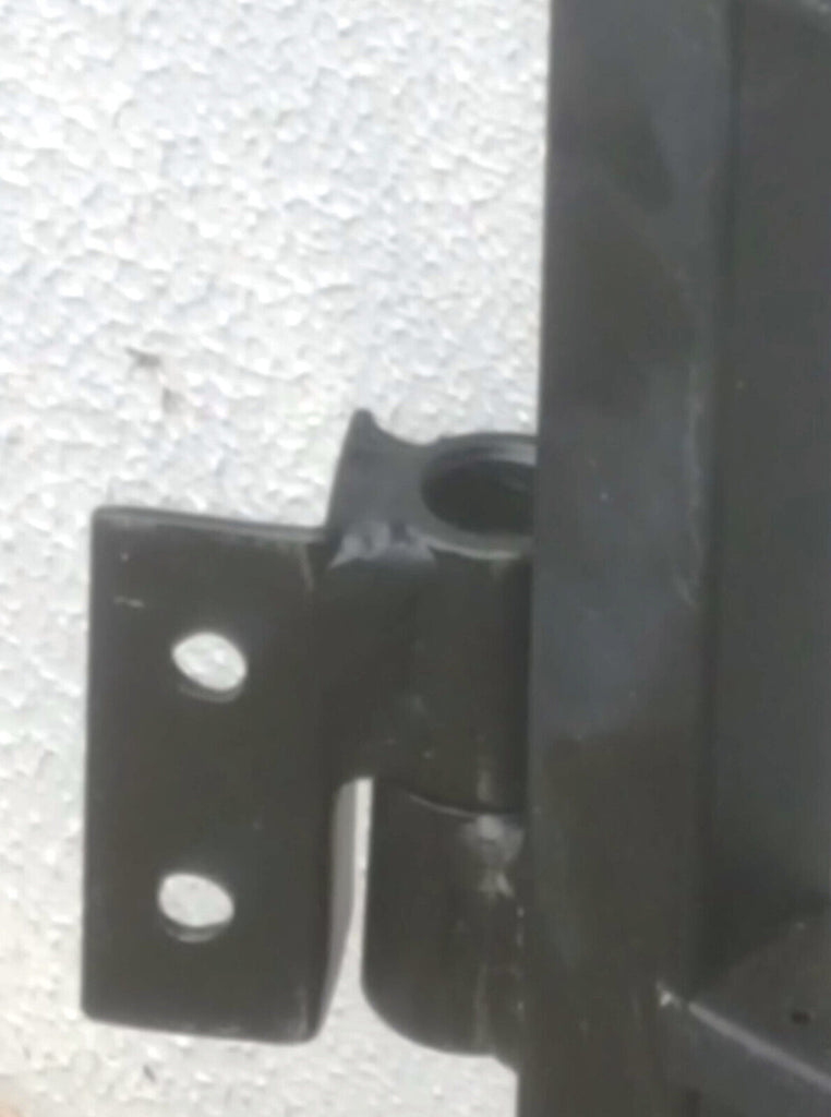 Rochelle Black Wrought Iron Gate 191cm H x 117.5cm W