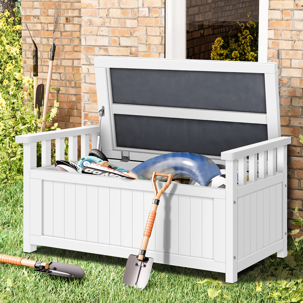 Dayana 2 Seater Outdoor Bench & Storage. 3 Cpls