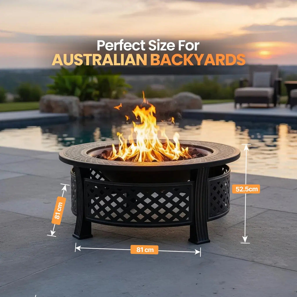 Fiera Ember Ring - 2 in 1 Fire Pit & BBQ