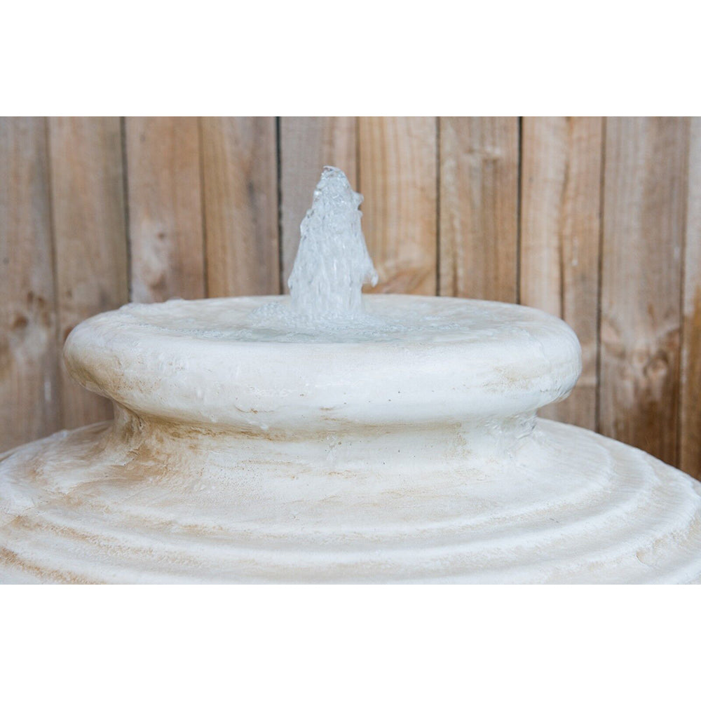 Marzio Urn Fountain 137cm High - Charcoal Black or Sandstone