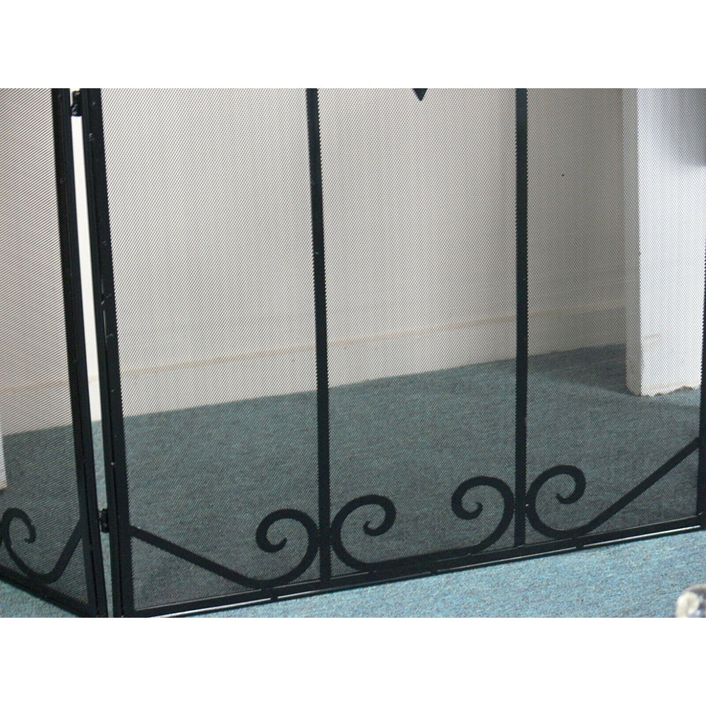 L'Occitane Wrought Iron Fire Screen - Black or Gold