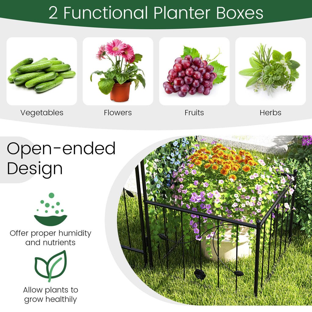 Rochelle 2.2m Garden Arbour/Arch w/Lockable Gate