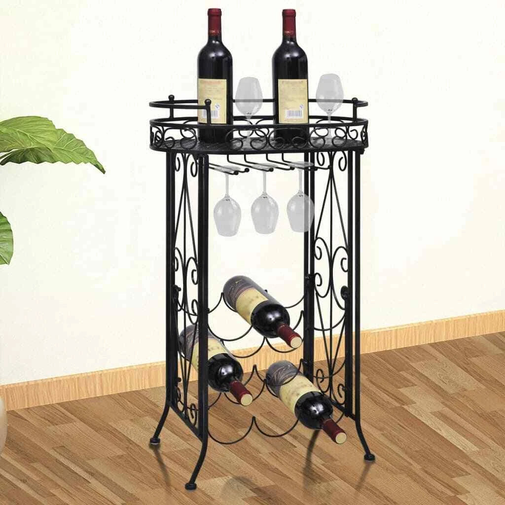 Varya 45 Bottles Metal Wine Rack with Lockable Door