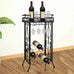 Varya 45 Bottles Metal Wine Rack with Lockable Door
