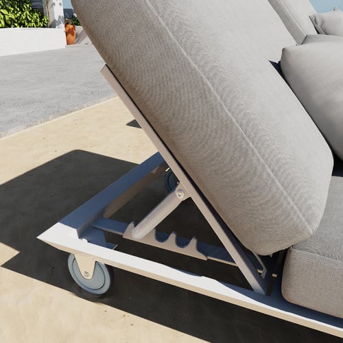 Acapulco Aluminium Alloy Single Sun Lounge