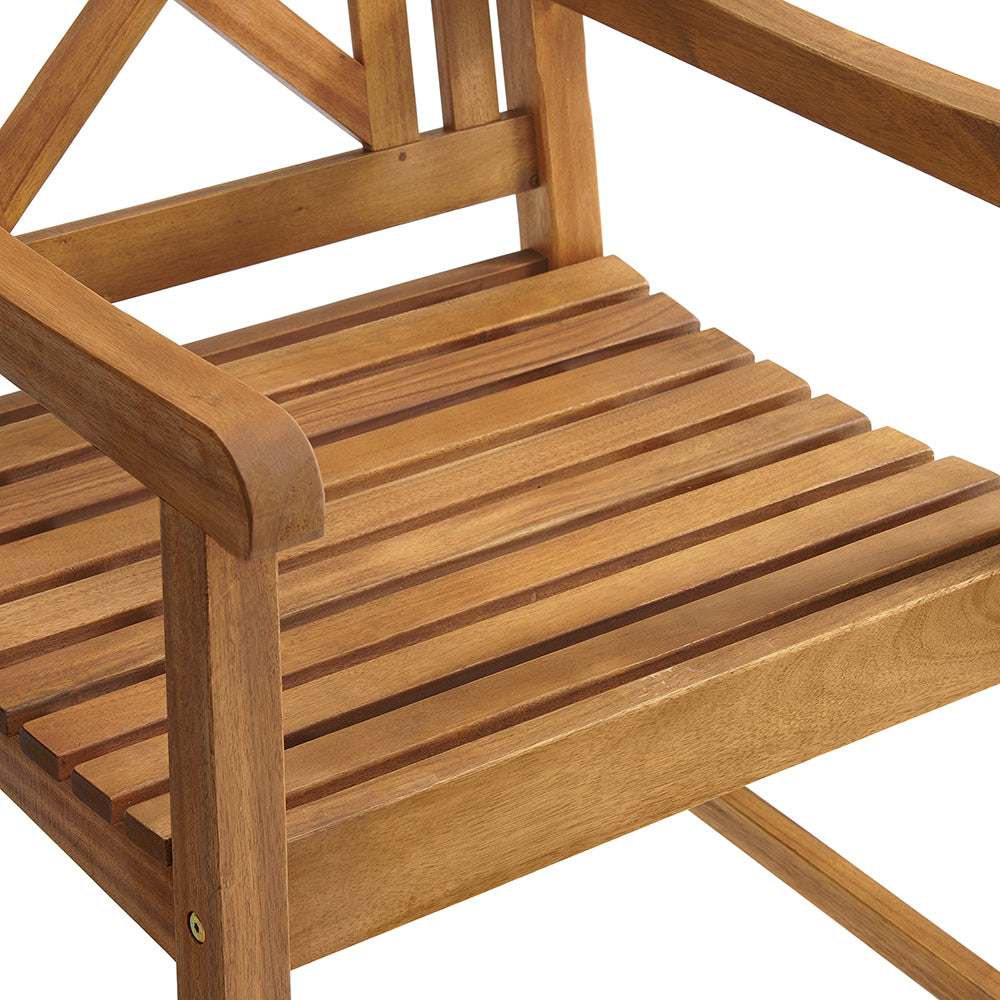 Santa Gabriela 3pc Acacia Wood Bistro Set