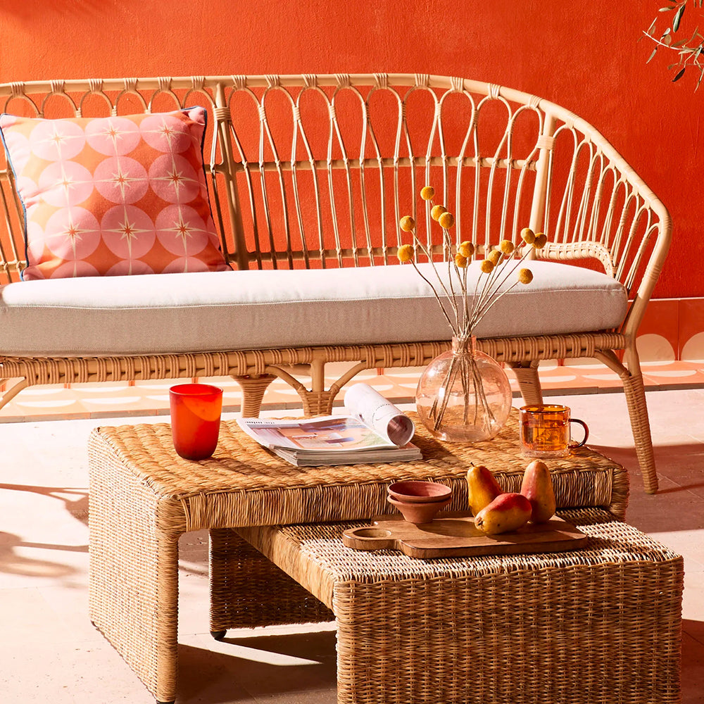 Gia Wicker Nested Coffee Table