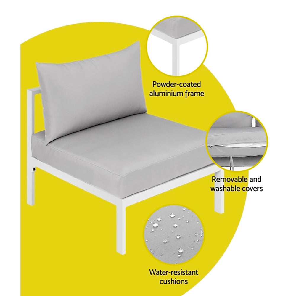 Acantha 4-Seater Aluminium Outdoor Sofa Set