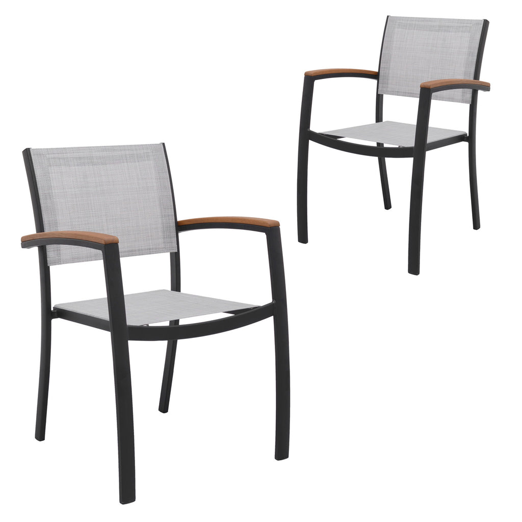 Khalana 6pc Outdoor Dining Table & Sling Chair Set