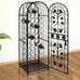 Varya 45 Bottles Metal Wine Rack with Lockable Door