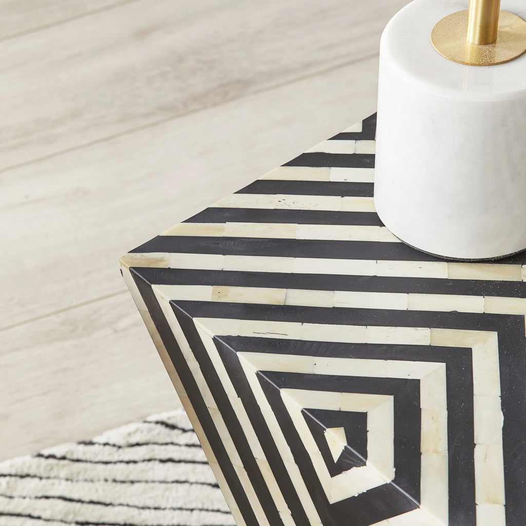 Rajasthani Bone Inlay Side Table