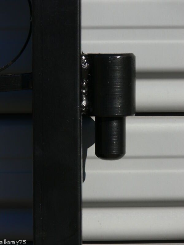 Bayeux French-Style Pedestrian Gate - BLACK 154cm X 85cm