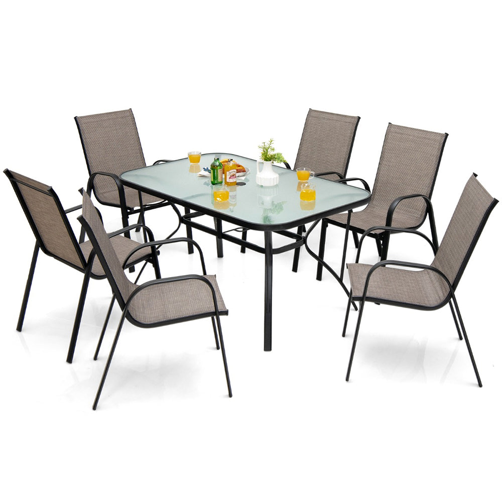 Oviedo 7pc Patio Dining Set