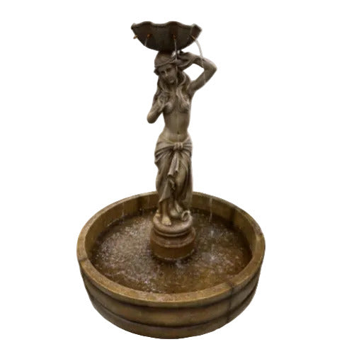 Aphrodite Princess With Pond & Rain Pouring Fountain