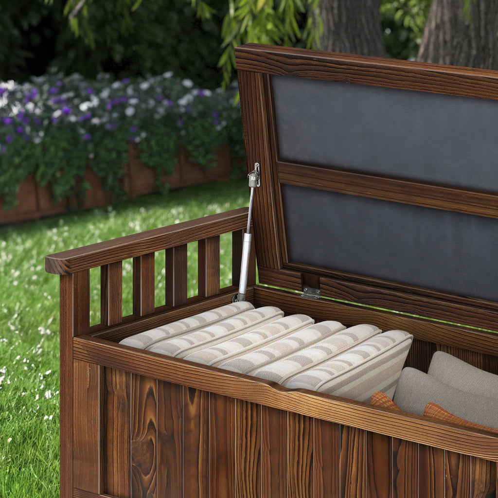 Dayana 2 Seater Outdoor Bench & Storage. 3 Cpls