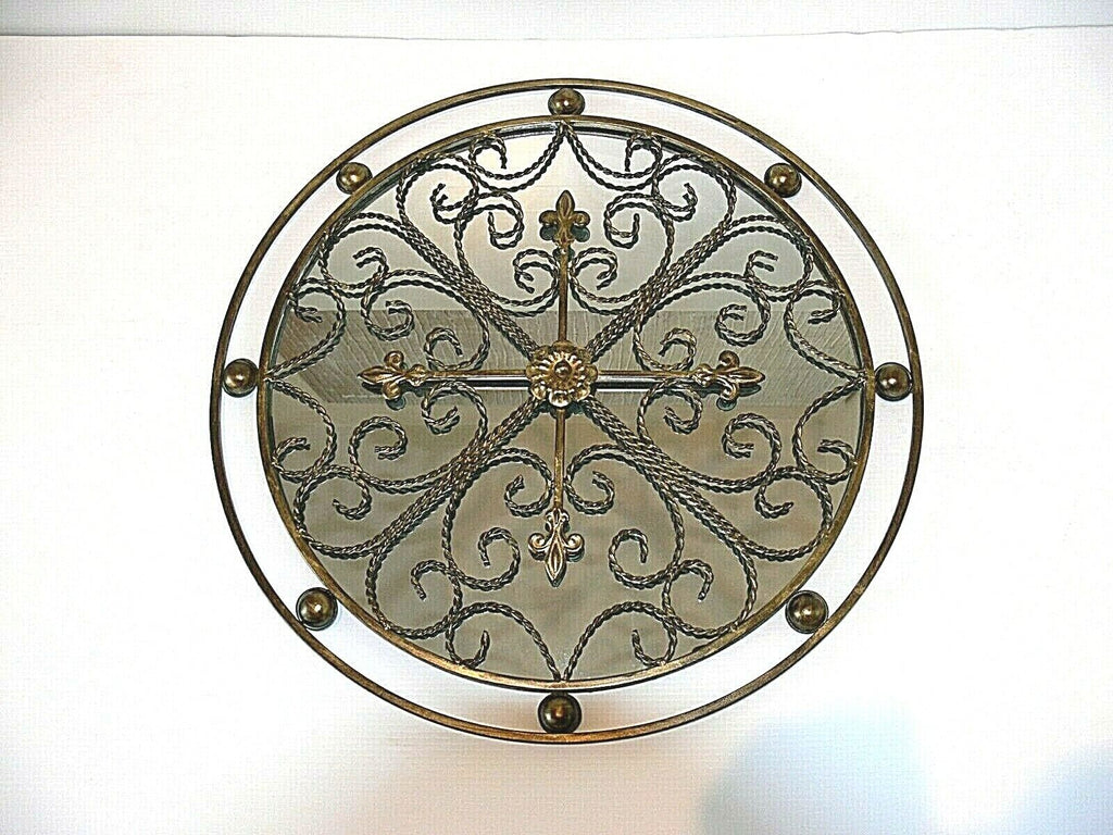 Esmee Round Outdoor Garden Mirror - Gold or Antique Brown