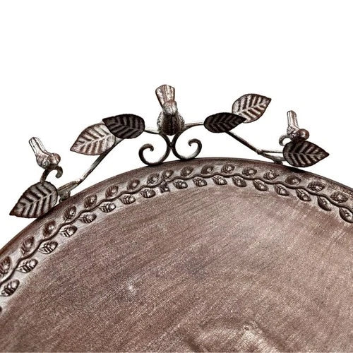 Emeraude Birdbath/Feeder w/Embellished Legs. 47x41x80cm