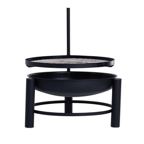 Las Palmas 50.8cm Chiminea with Mesh Grill and Chimney Cover